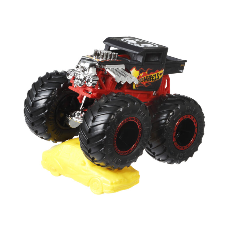 Hot Wheels Monster Truck 1:64 – coola monstertrucks med gigantiska hjul och robust design. Perfekt för fartfylld lek och samlare. Från 3 år!