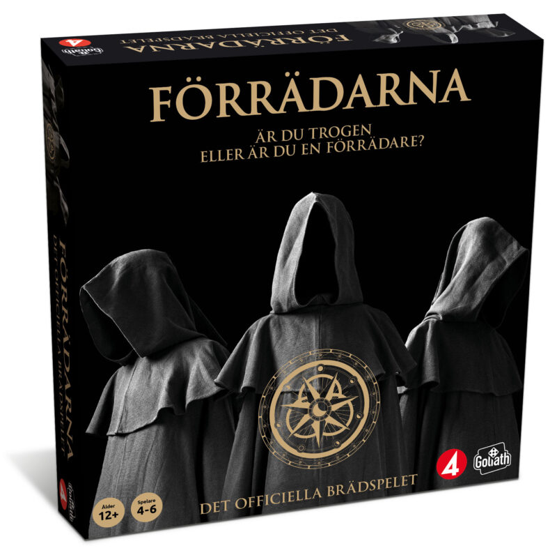 Förrädarna Spel – officiellt spel baserat på TV-serien! 4–6 spelare, 60–90 minuters spänning. Avslöja förrädaren innan det är för sent!