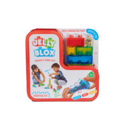 Jelly Blox Creatieve Bouwstenen - 20 zachte blokken met speciale effecten zoals zand, kralen en sterren. Creatief en sensorisch spelen voor kinderen vanaf 2 jaar! 