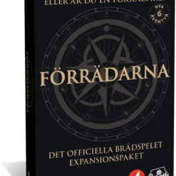 Utöka spänningen i Förrädarna! Tilläggspaket med 6 nya äventyr och 48 röstsedlar. Kräver grundspelet. På svenska, 12+.