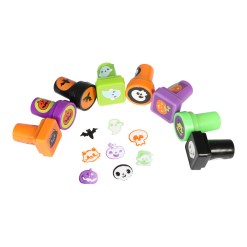 Stamps Halloween - bag with several fun Halloween designs. Perfect for crafts, cards and party decorations. Simple, creative and fun for kids.  