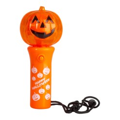 Spinnande Halloweenlampa LED – roterande pumpa med färgskiftande ljus. Perfekt för Halloween-dekoration och feststämning!