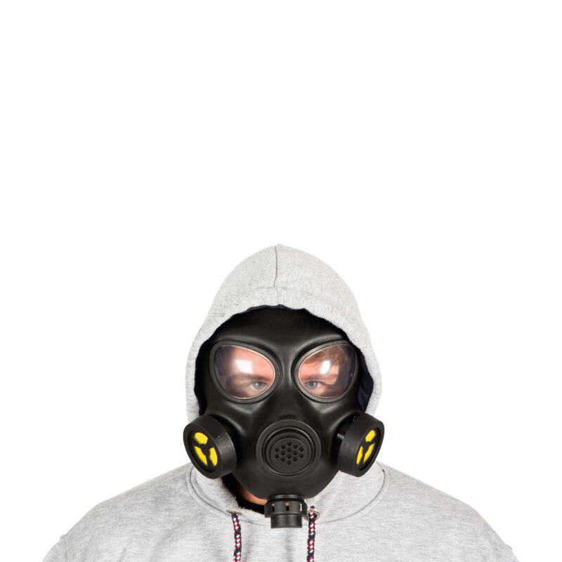Gasmasker Zwart - Afbeelding 2
