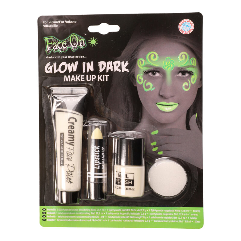 Glow in the dark-sminkesæt