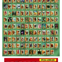 Brainrot Lamincards – Boosterpaket med 5 kort - Samla Brainrot Lamincards – 5 kort per paket, inklusive 1 holografiskt specialkort. Upptäck 162 unika karaktärer och spela det officiella Brainrot-kortspelet.