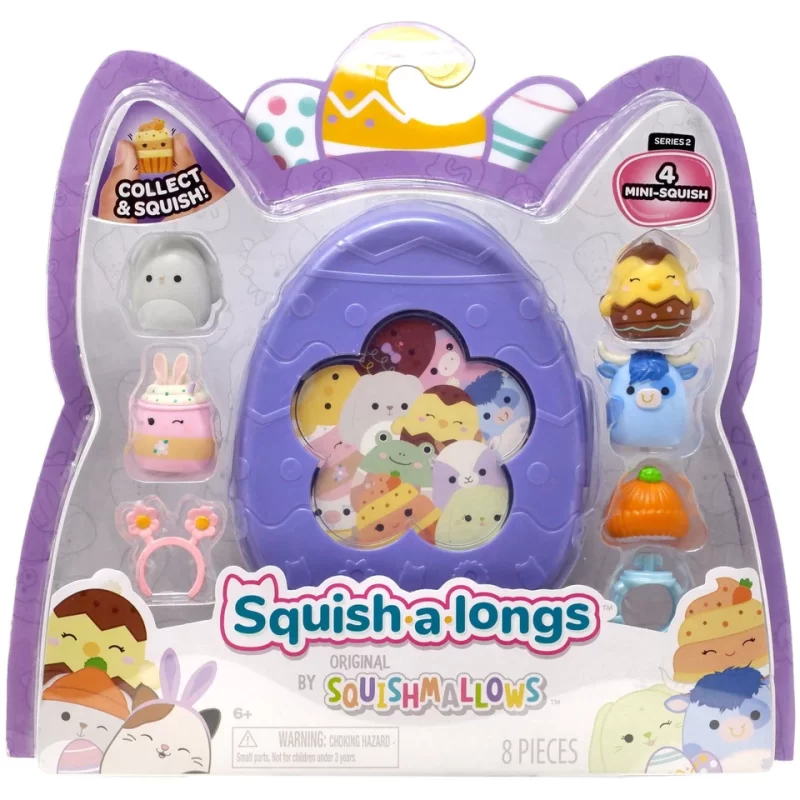 Squishalongs Ägg 4 pack