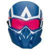 Avengers Captain America Flight Vision Mask - Marvel-maske med flip-up-linse og justerbar rem. Perfekt til leg og maskerade! 