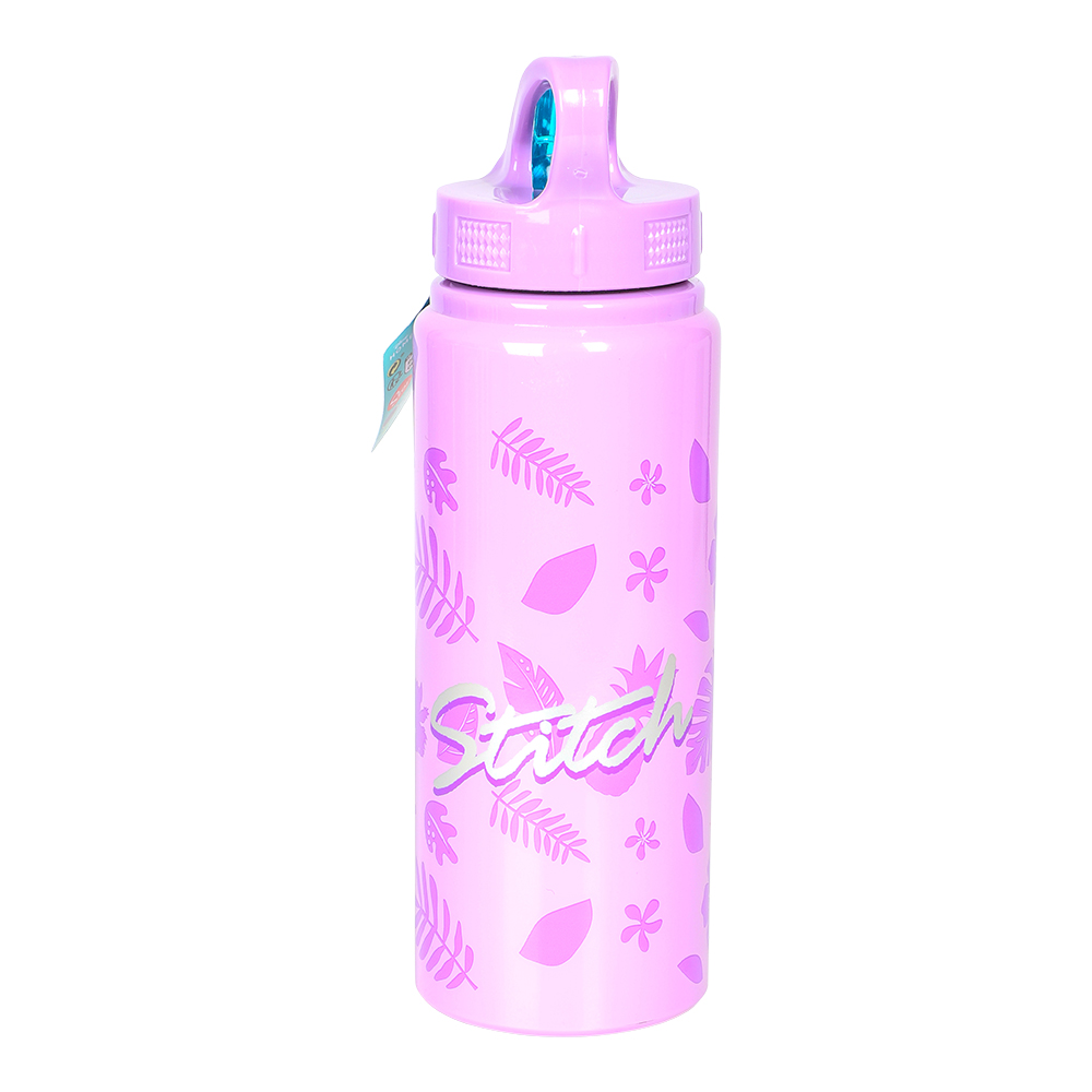 STITCH Vattenflaska Aluminium 730ml – snygg sportflaska med Stitch-motiv. Rymlig, hållbar och perfekt för skola, träning eller utflykter!