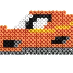 Hama Midi Gift Box Vehicles 4 000 pärlor, pärlplattor, mönster och strykpapper. Skapa fordon och fantasimotiv. Kreativt pyssel från 5 år.