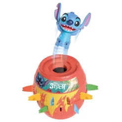 Pop Up Stitch - het leuke familiespel waarbij Stitch uit de ton springt! Snel op te zetten, makkelijk te spelen en perfect voor 2-4 spelers vanaf 4 jaar. 