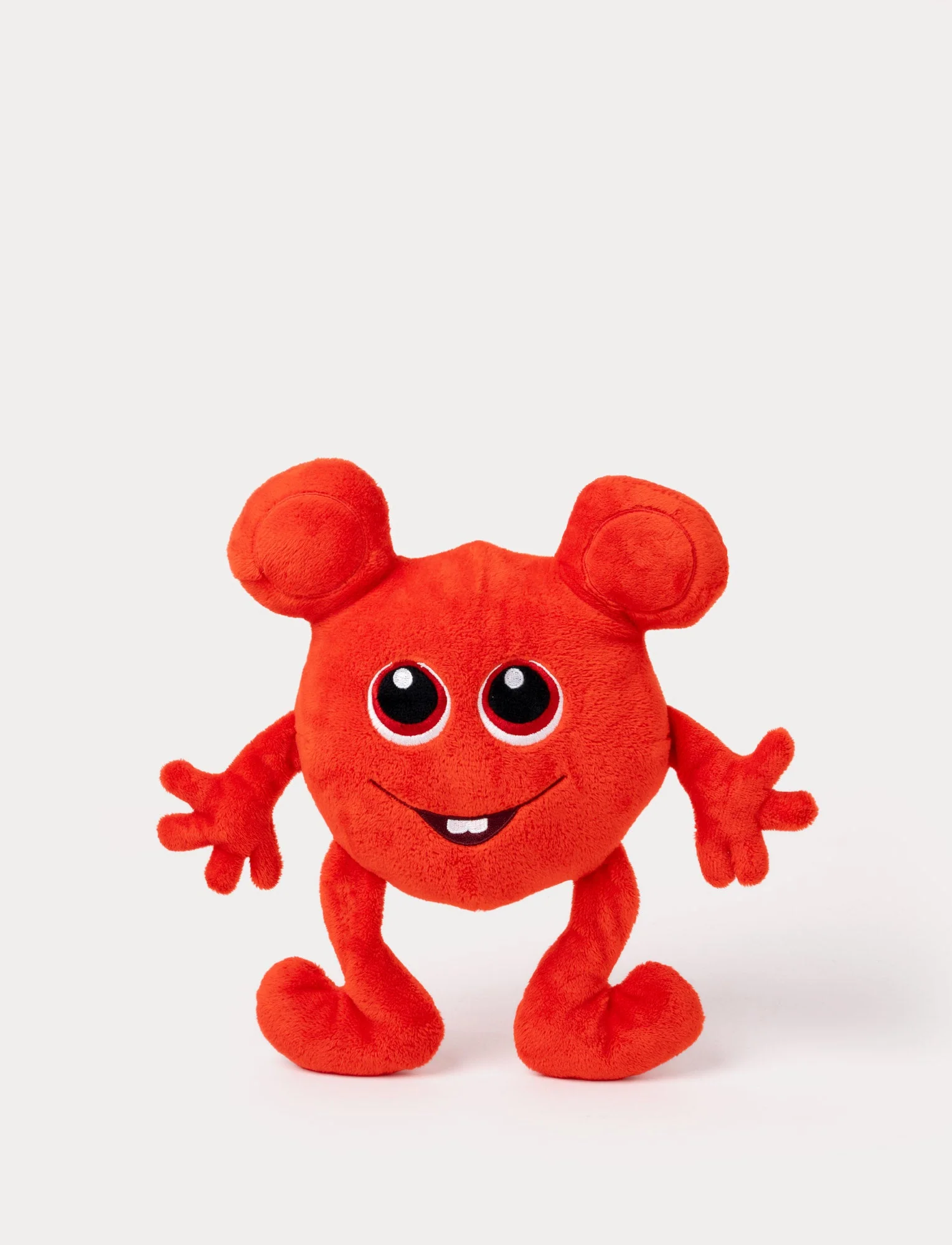 Babblarna Soft Toy Bobbo - soft, red & bouncy friend from Babblarna. Perfect for play, cozy & language development. A safe and fun gift for young children!