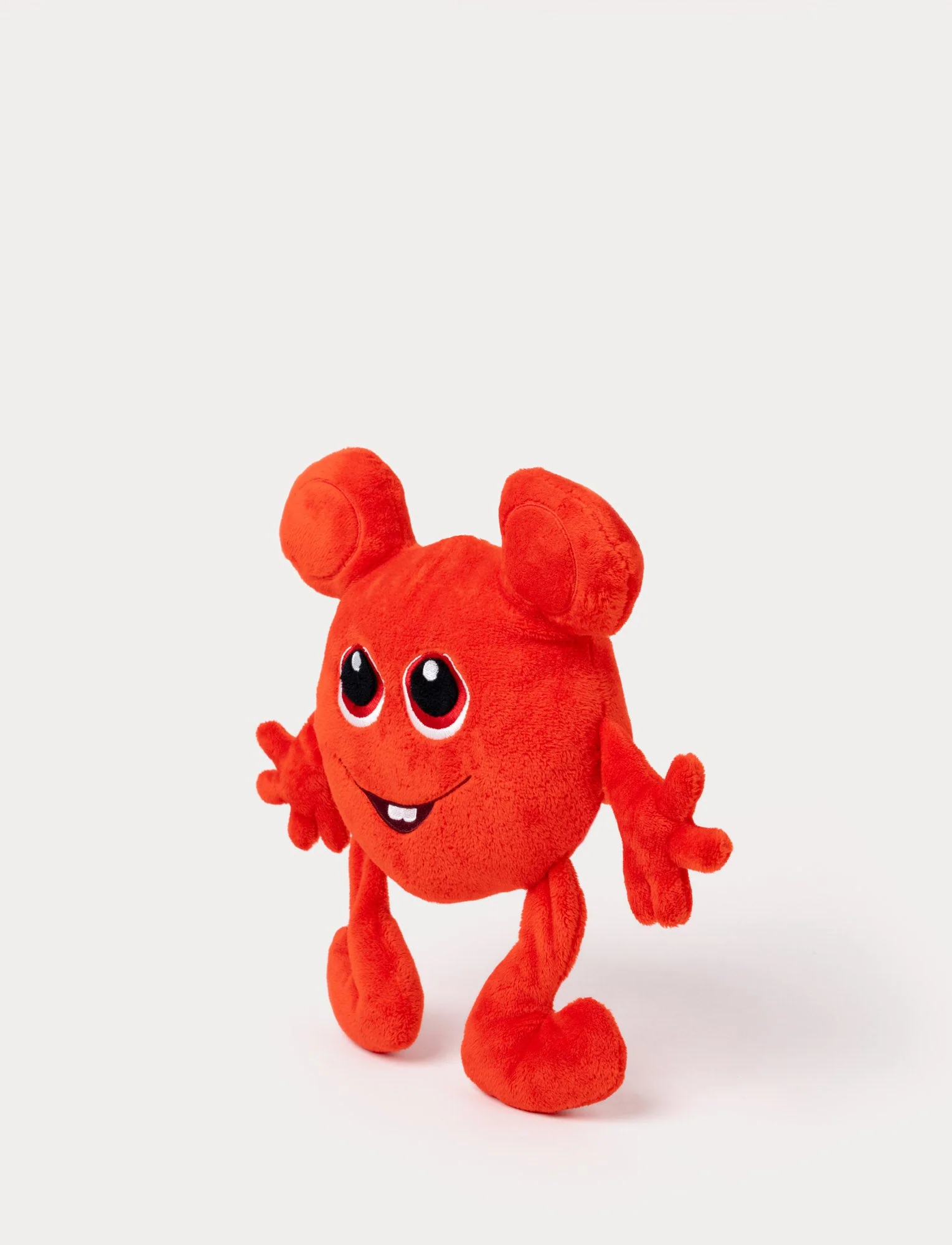 Babblarna Soft Toy Bobbo - soft, red & bouncy friend from Babblarna. Perfect for play, cozy & language development. A safe and fun gift for young children!