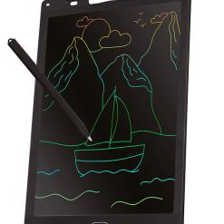 Beocreo tekentablet LCD 8 Inch Multicolor - dun, lichtgewicht en stralingsvrij tekentablet met pen & van kleur veranderend scherm. Perfect voor kinderen en volwassenen - milieuvriendelijk en leuk! 