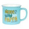 Happy Mug Dad - blauwe porseleinen mok met de tekst 