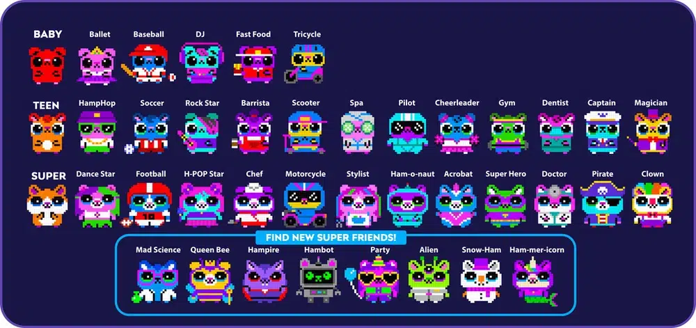 Bitzee Interactive Hamsterball – interaktiv digital hamster som reagerar på beröring och rörelse. Mata, lek och utveckla din Bitzee från baby till Super Bitzee. Perfekt present från 5 år.