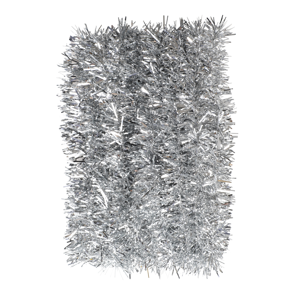 Glittergirlang Silver 5 m – skimrande girlang i silver. Perfekt till nyår, födelsedag, bröllop, student och juldekoration.
