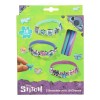 Disney Stitch Bracelet - craft set with 3 bracelets and 18 charms with Stitch motifs. Perfect activity for children's parties or creative play at home. 