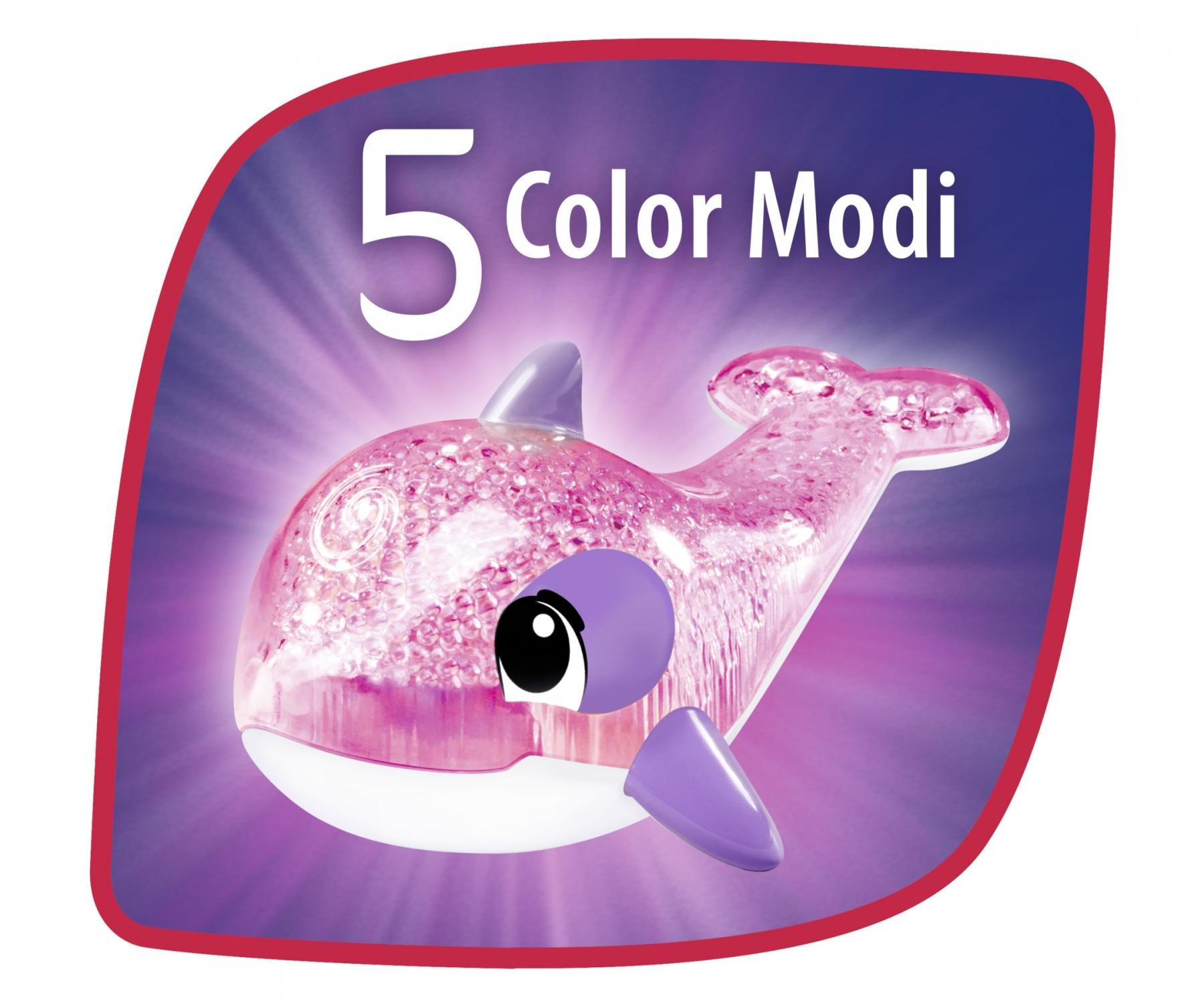 ABC Sparkling Dolphin - Sparkling dolphin toy with rainbow lights. Floating, sensor-controlled and perfect for fun bath time play from 12 months!