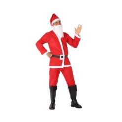 Kerstmanpak 4 Stuks - Vier Kerstmis in stijl in dit klassieke en comfortabele kerstmannenpak. Gemaakt van 100% polyester, perfect voor kerstfeestjes en evenementen. 