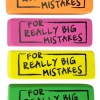 Sudd Big Mistakes – stort och lekfullt suddgummi för stora misstag. Perfekt för skrivbord, skisser och som humoristisk present. CE-märkt och robust design.