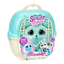 Scruff-a-Luvs Blue - rescue, bathe and care for your own animal! Discover if you get a puppy, kitten or rabbit.  Ideal for children from 2 years old.