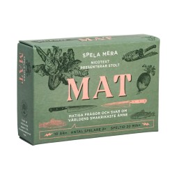 Spela Mera Mat – roligt och lärorikt matspel med frågor om världens starkaste chili, giftigaste maträtter och kul matfakta. Perfekt för familjen och vänner.