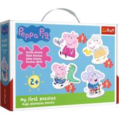 Greta Pig - My first puzzle for children from 2 years. Colorful motifs with Greta & friends, large pieces that train motor skills & shape recognition! 