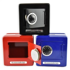 Kassaskåp med kodlås Blå 