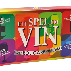 Ett Spel Om Vin Festspel – roligt och lärorikt festspel med över 200 frågor om vin. Perfekt för förfest, vinprovning eller som gå-bort-present.