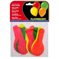 Ballonger Neonfärgade 10-pack i blandade färger. Perfekta till barnkalas och fest. Latexballonger som kan fyllas med luft eller helium för extra festlig dekoration.
