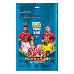 Panini FIFA 365 Adrenalyn XL 2026 Startpaket – perfekt för nya och erfarna samlare. Innehåller boosterpaket, Limited Edition-kort, samlaralbum, spelbräde och guide. Från 6 år.