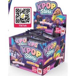 K-POP STARS Samlarkort 6-pack med 6 fotokort och samlarhäfte. Samla 15 olika K-pop-karaktärer – perfekt för fans och samlare.