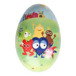 Påskägg Babblarna i papper, ca 12 cm. Fyll med godis eller små leksaker. Perfekt till påskjakten, som påskpresent eller som dekorativt inslag på påskbordet.