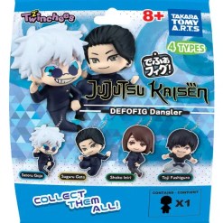 Twinchees Jujutsu Kaisen nyckelringar med 3D-figurer ca 5 cm. Samla 4 karaktärer – slumpmässig figur i varje påse. Perfekt för animefans.