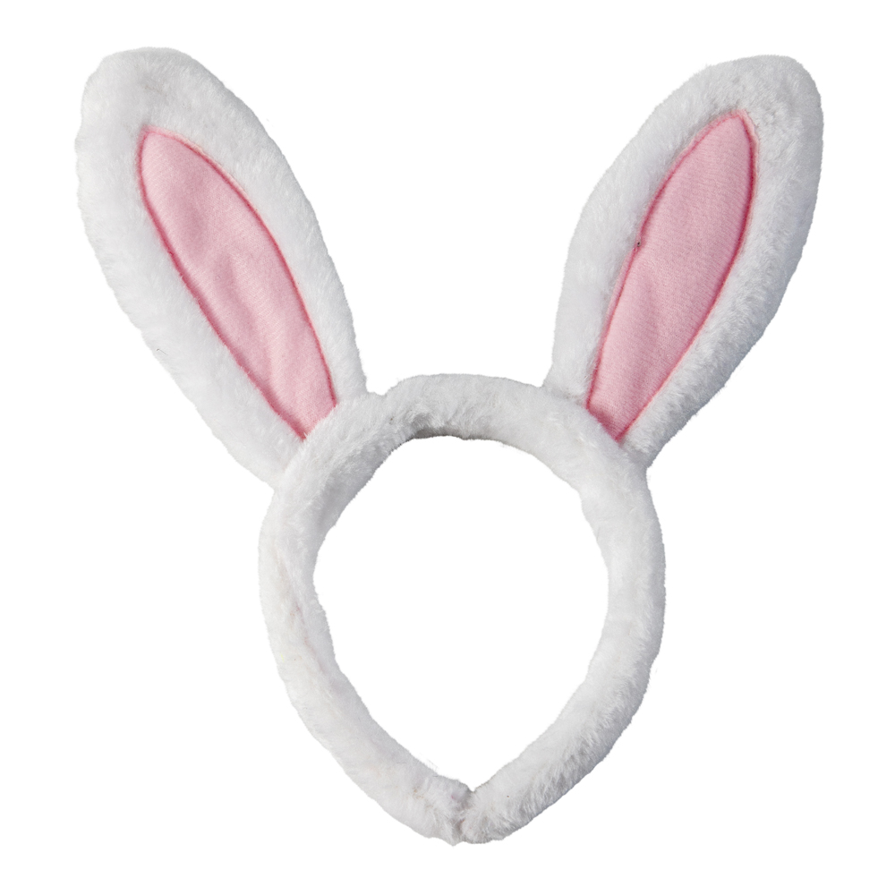 Diadem Kaninöron i polyester med böjbara öron, one size. Skapa en lekfull kaninlook till påsk, maskerader eller temafester med detta charmiga diadem.