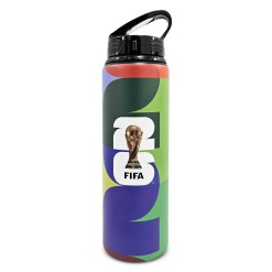 Vattenflaska FIFA World Cup i Aluminium – 750 ml sportflaska i aluminium med officiellt VM-tema. Perfekt till träning, skola och matchdagar.